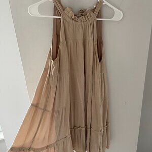Taupe Mini Dress